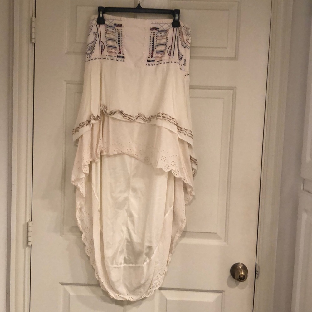 Native print Layered Skirt